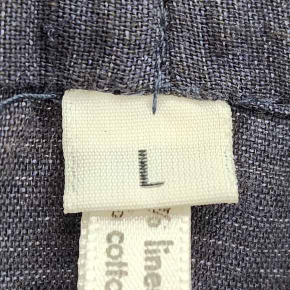 SuZen Women's Vintage Linen Blend Tunic Top & Skirt Set Lagenlook- L - Picture 5 of 12